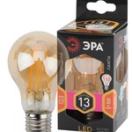 F-LED A60-13W-827-E27 gold ЭРА (филамент, груша золот., 13Вт, тепл, Е27) (10/100/1500)