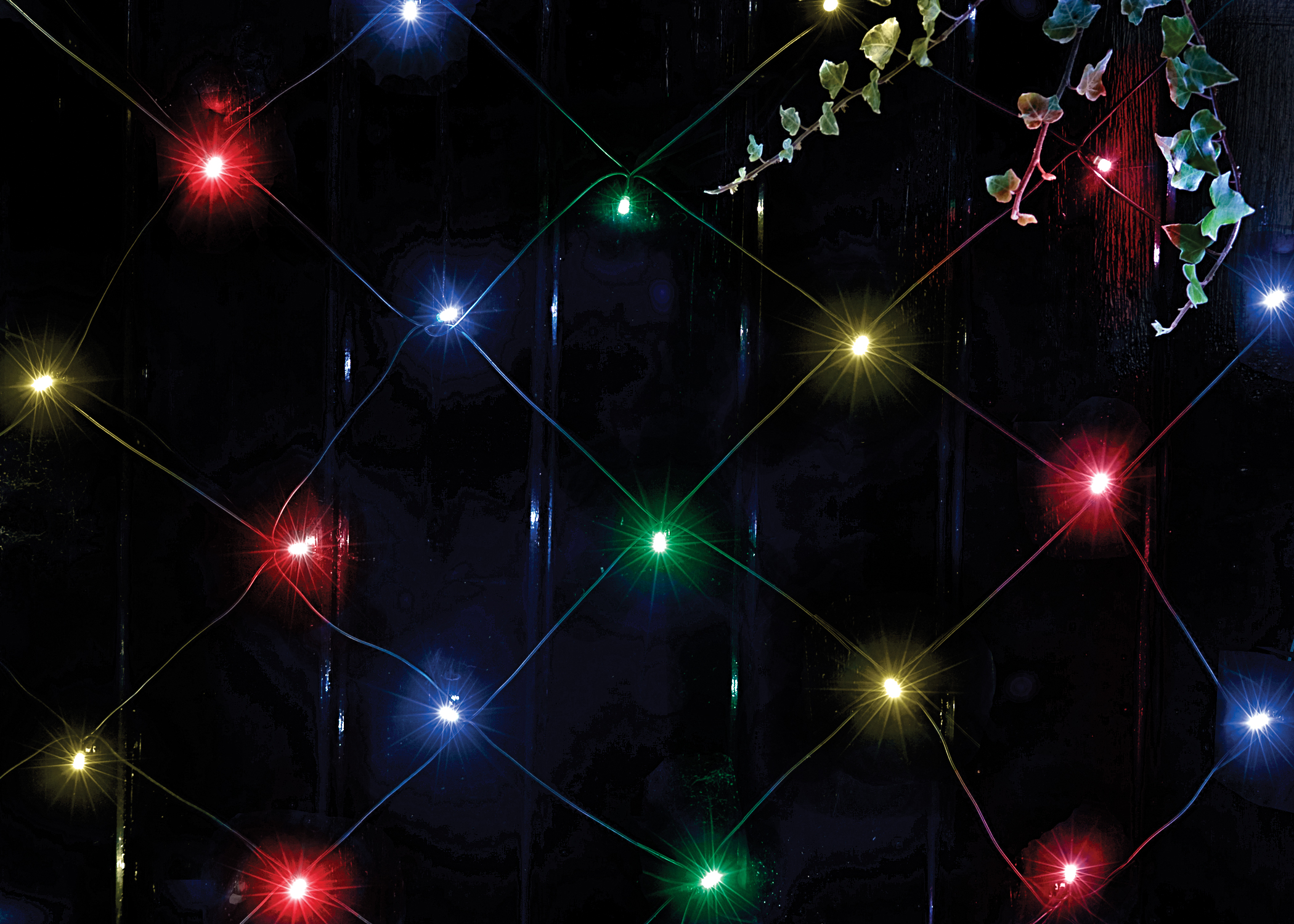 ERAUF024-16 ЭРА Сеть 150 LED на солнечной батарее мультиколор  2м*1,35м (24/432)