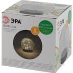ERASF012-24 ЭРА Садовый светильник Шар на солнечной батарее, 15 LED 15 cм (12/144)