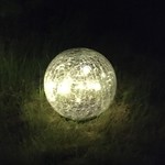ERASF012-24 ЭРА Садовый светильник Шар на солнечной батарее, 15 LED 15 cм (12/144)