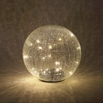 ERASF08-25 ЭРА Садовый светильник Шар на солнечной батарее, 20 LED 20 cм (8/32)