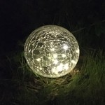 ERASF08-25 ЭРА Садовый светильник Шар на солнечной батарее, 20 LED 20 cм (8/32)
