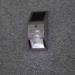 ЭРА Фасадный светильник Хром, на солнечной батарее, 3LED, 50lm (12/864)