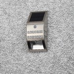 ЭРА Фасадный светильник Хром, на солнечной батарее, 3LED, 50lm (12/864)