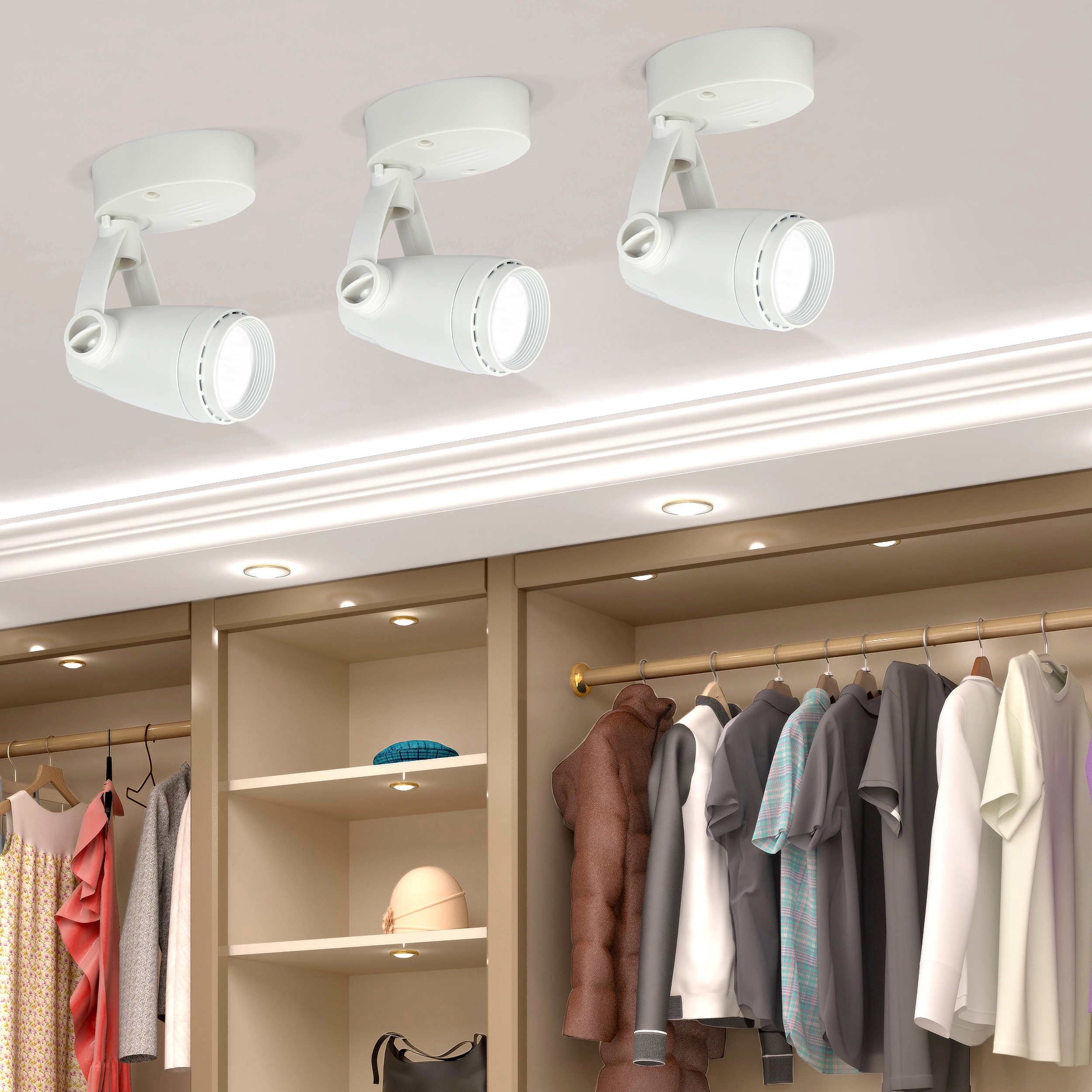 OL5 GU10 WH Светильник ЭРА Накладной, белый (50/600)