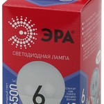 Лампочка светодиодная ЭРА RED LINE LED A60-6W-865-E27 R Е27 / E27 6 Вт груша холодный дневной свет