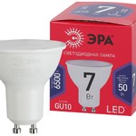 Лампочка светодиодная ЭРА RED LINE LED MR16-7W-865-GU10 R GU10 7 Вт софит холодный дневной свет