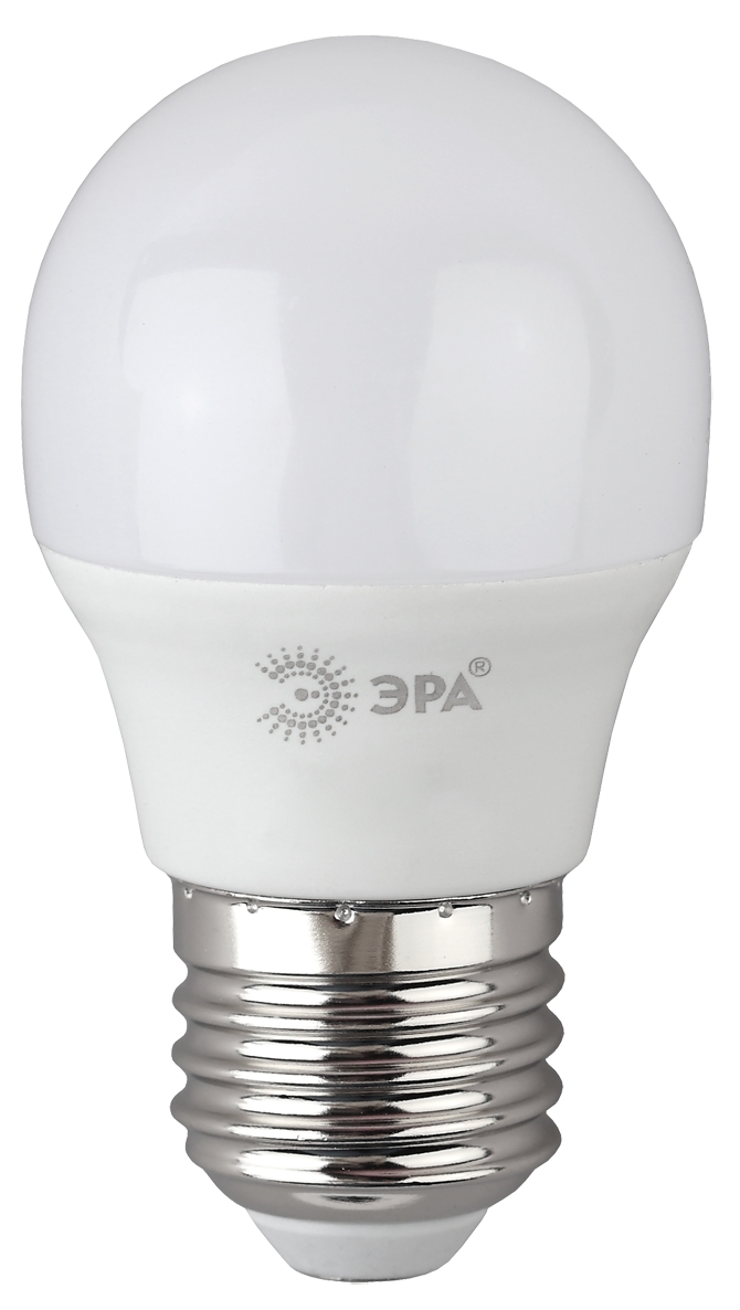 LED P45-8W-865-E27 R ЭРА (диод, шар, 8Вт, хол, E27) (10/100/3600)