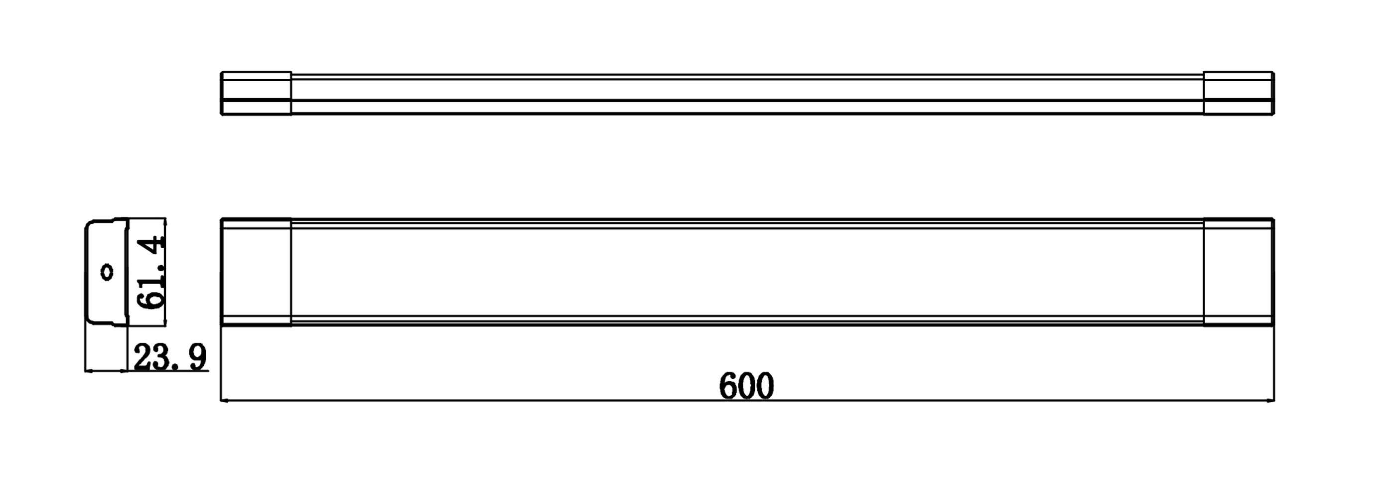 Светильник светодиодный линейный ЭРА  SPO-531-0-40K-018 18Вт 4000К 1400Лм IP20 600мм опал