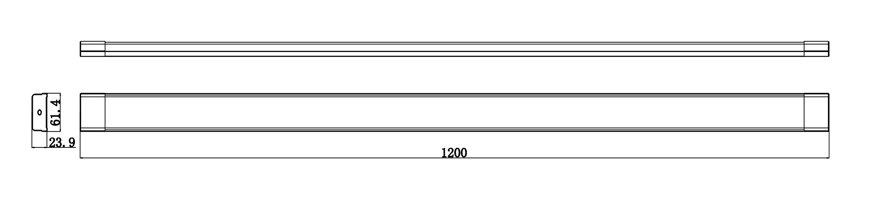 Светильник светодиодный линейный ЭРА  SPO-531-0-40K-036 36Вт 4000К 3200Лм IP20 1200мм опал