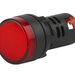 ЭРА Лампа AD22DS(LED)матрица d22мм красный 12В AC/DC (10/1000/12000)