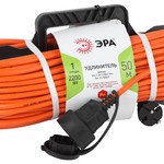 ЭРА Удлинитель силовой UFx-1-2x1.5-50m-IP44 на рамке б/з 1 гн 50м ПВС 2х1.5 (4/96)