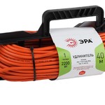 ЭРА Удлинитель силовой UFx-1-2x1.0-40m-IP44 на рамке б/з 1 гн 40м ПВС 2х1 (4/128)