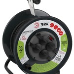 ЭРА Удлинитель силовой RMx-4es-3x1.5-30m-IP44(KG) на м. катушке c/з 4 гн 30м КГ 3х1.5 (1/33)