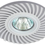 DK LD32 WH /1 Светильник ЭРА декор cо светодиодной подсветкой MR16, 220V, max 11W, белый (50/1000)
