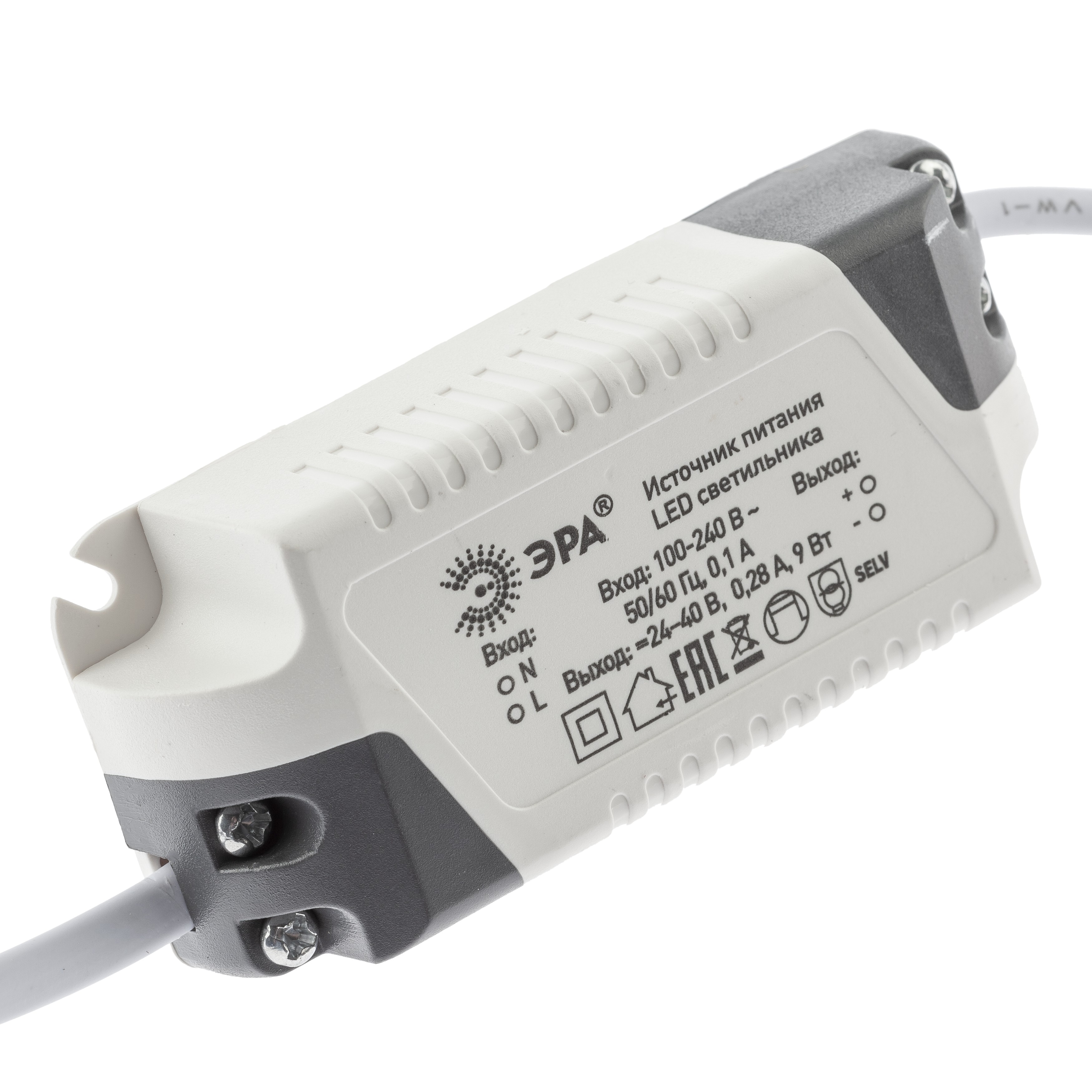Встраиваемый светильник светодиодный ЭРА  LED 7-9-4K/1 круглый регулируемый LED 9W 220V 4000K