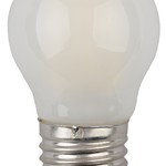 F-LED P45-9w-827-E27 frost ЭРА (филамент, шар мат, 9Вт, тепл, E27) (10/100/3600)