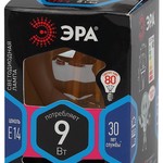 F-LED P45-9W-840-E14 gold ЭРА (филамент, шар золот, 9Вт, нейтр, E14) (10/100/3600)