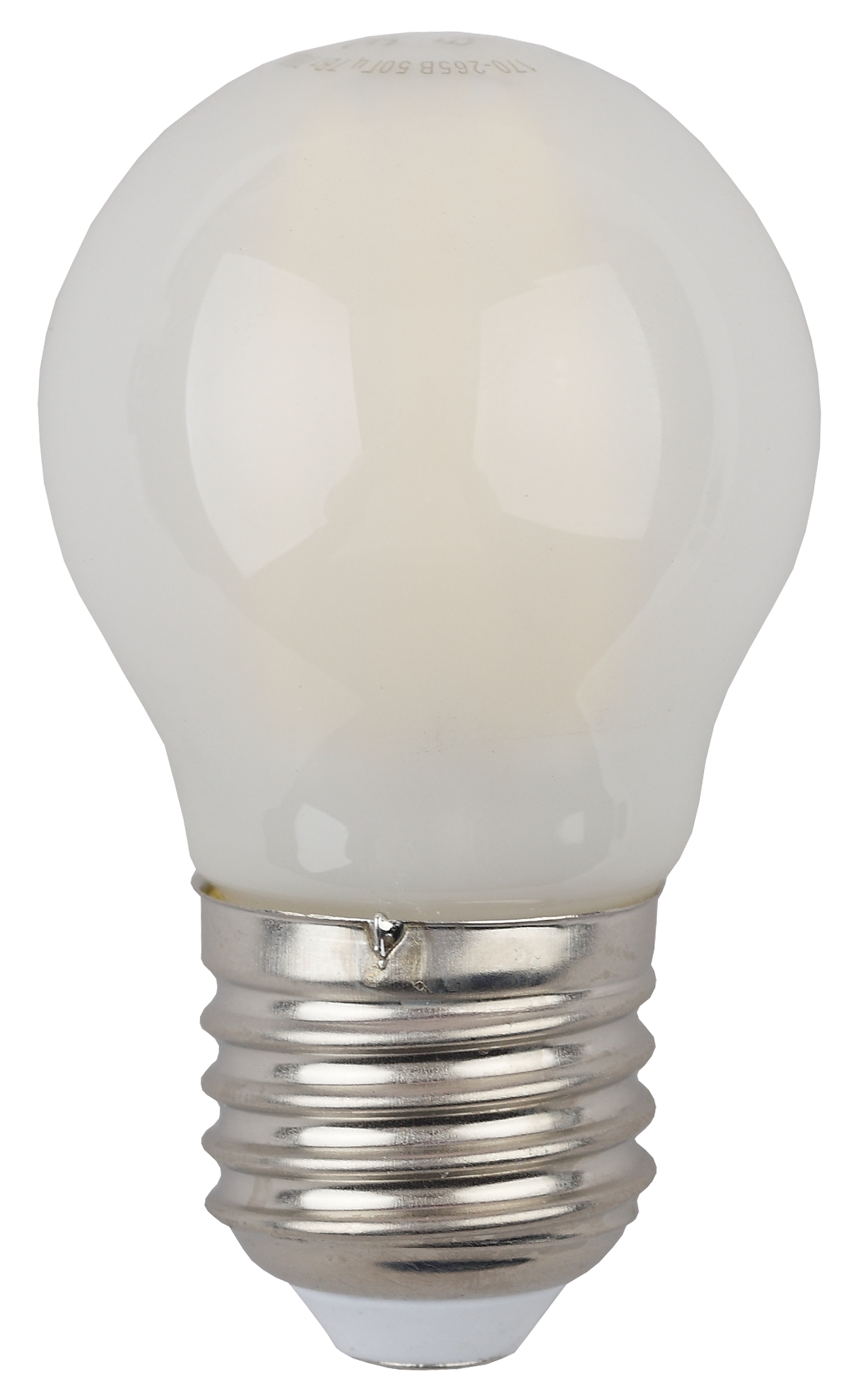F-LED P45-9w-840-E27 frost ЭРА (филамент, шар мат, 9Вт, нейтр, E27) (10/100/3600)