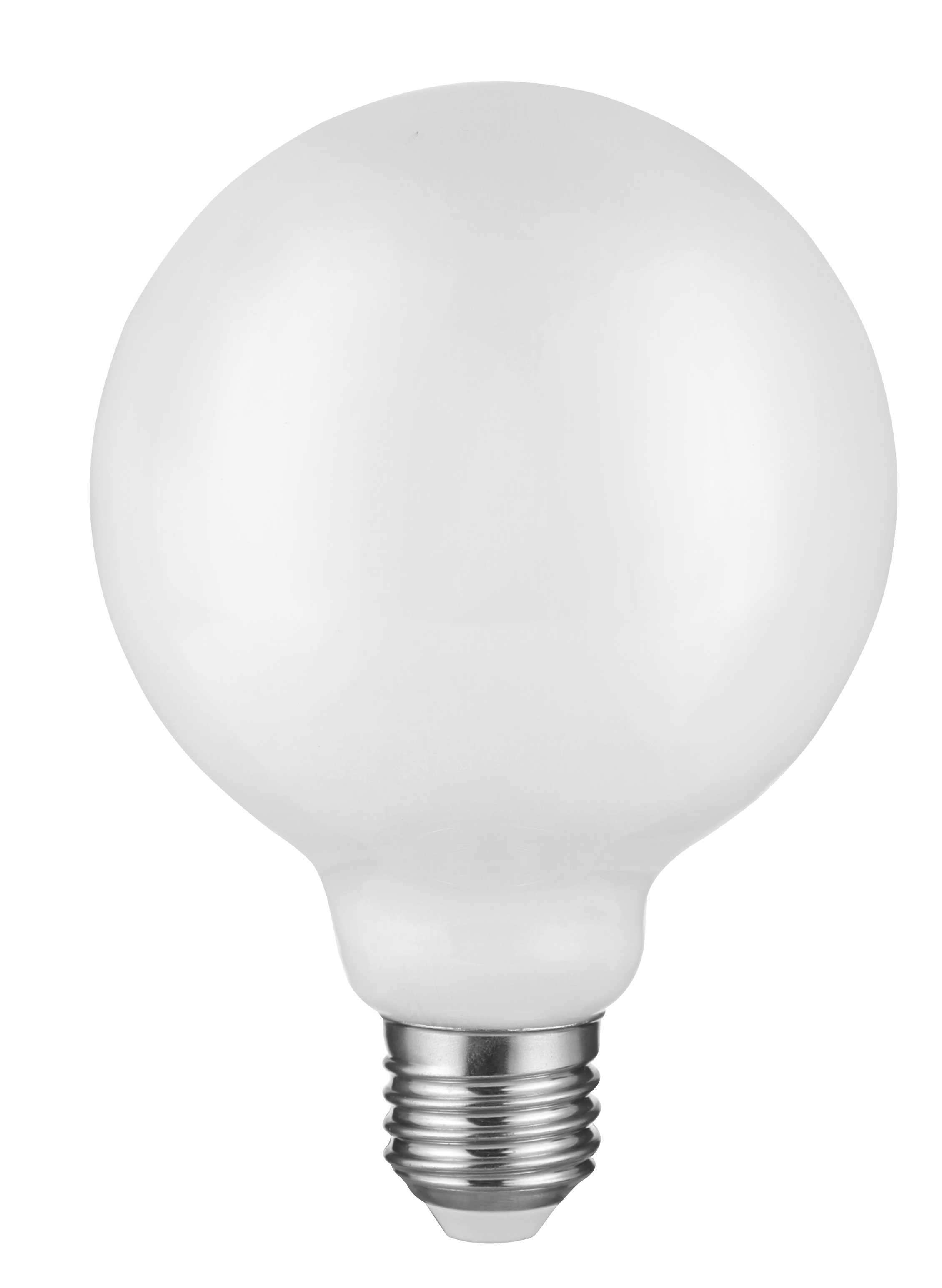 F-LED G125-15w-840-E27 OPAL ЭРА (филамент, шар опал, 15Вт, нетр, E27) (20/240)