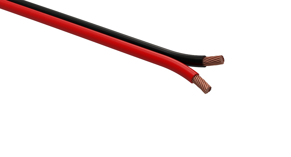 Акустический кабель ЭРА A-150-RB 2х1,5 мм2 красно-черный, 100м