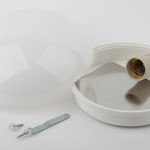 НБП 06-60-012 ЭРА Светильник Сириус антивандальный IP54 E27 max 60Вт D220 КРУГ МАТОВ (5/175)