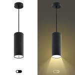 PL12 GX53 BK/SL Подсветка ЭРА Подвесной светильник под лампу GX53, алюминий, цвет черный+серебро (18