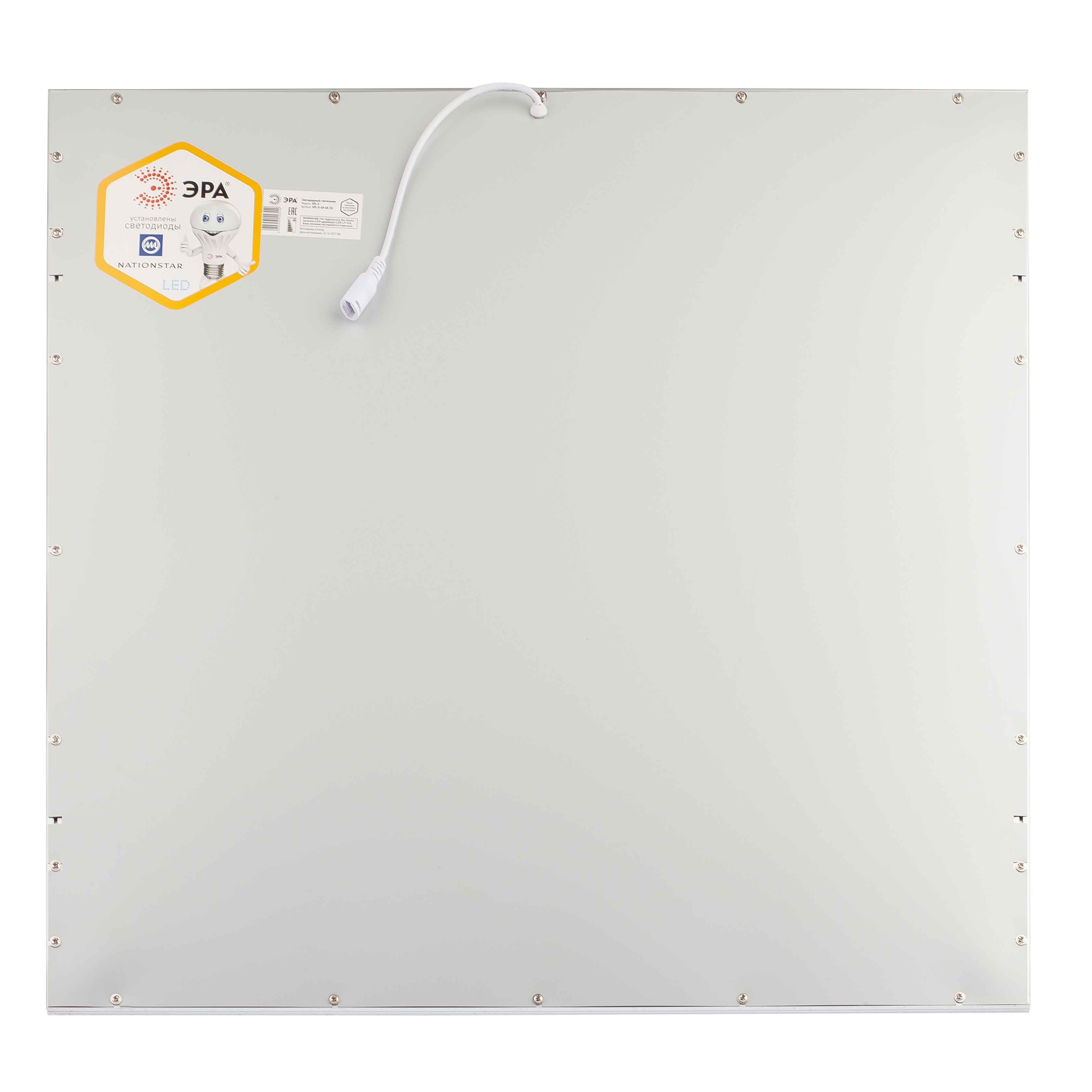 Светодиодная панель ЭРА  SPL-511-W-65K-040 40Вт 6500К 4000Лм IP40 595x595x8 белая без драйвера