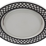 KL79 WH/BK /1 Светильник ЭРА под лампу Gx53 круглый,220V,13W,белый/черный (30)