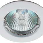 KL1 WH /1 Светильник ЭРА литой простой MR16,12V, 50W белый (100/2100)