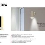 WL31 GU10 SN Подсветка ЭРА Декоративная подсветка GU10 (40/960)