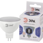 Лампочка светодиодная ЭРА STD LED MR16-8W-12V-860-GU5.3 GU5.3 8 Вт софит холодный дневной свет