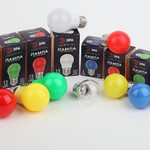 ERARL45-E27 ЭРА LED Р45-1W-E27 ЭРА (диод. шар, красн., 4SMD, 1W, E27, для белт-лайт) (10/100/6000)