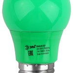 ERAGL50-E27 ЭРА LED A50-3W-E27 ЭРА (диод. груша зел., 13SMD, 3W, E27, для белт-лайт) (10/100/3600)
