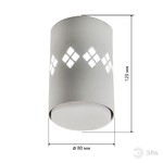 Светильник настенно-потолочный спот ЭРА  OL10 LD GX53 WH белый, подсветка 1 W