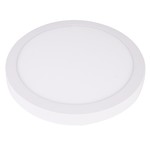 Светильник светодиодный ЭРА  LED 8-24-4K круглый накладной LED 24W 220V 4000K, белый