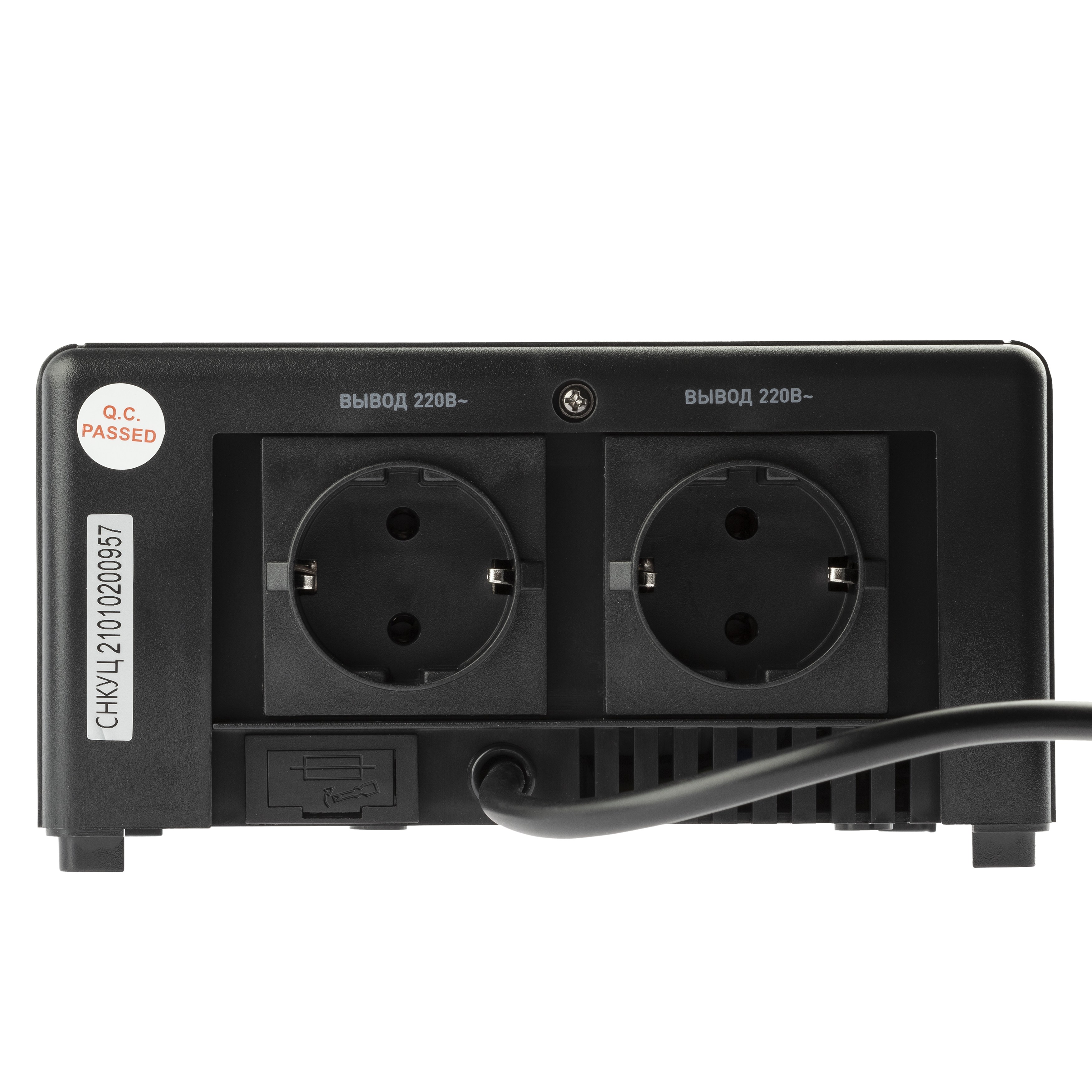 Стабилизатор напряжения ЭРА  CНК-500-УЦ компактный универсальный, 140-260В/220В, 500ВА