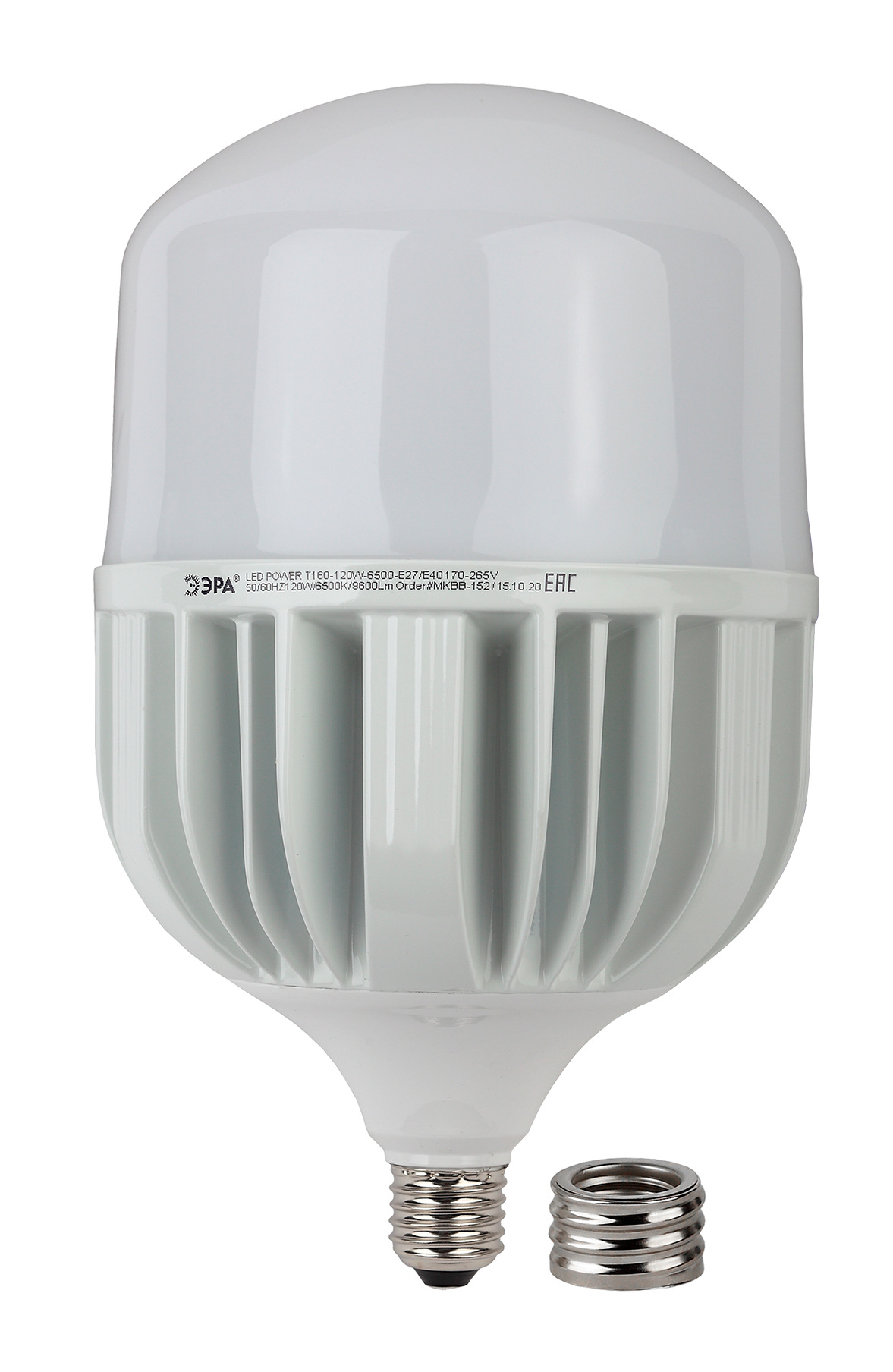 Лампочка светодиодная ЭРА  LED POWER T160-120W-6500-E27/E40 E27/E40 120Вт колокол холодная дневного цвета