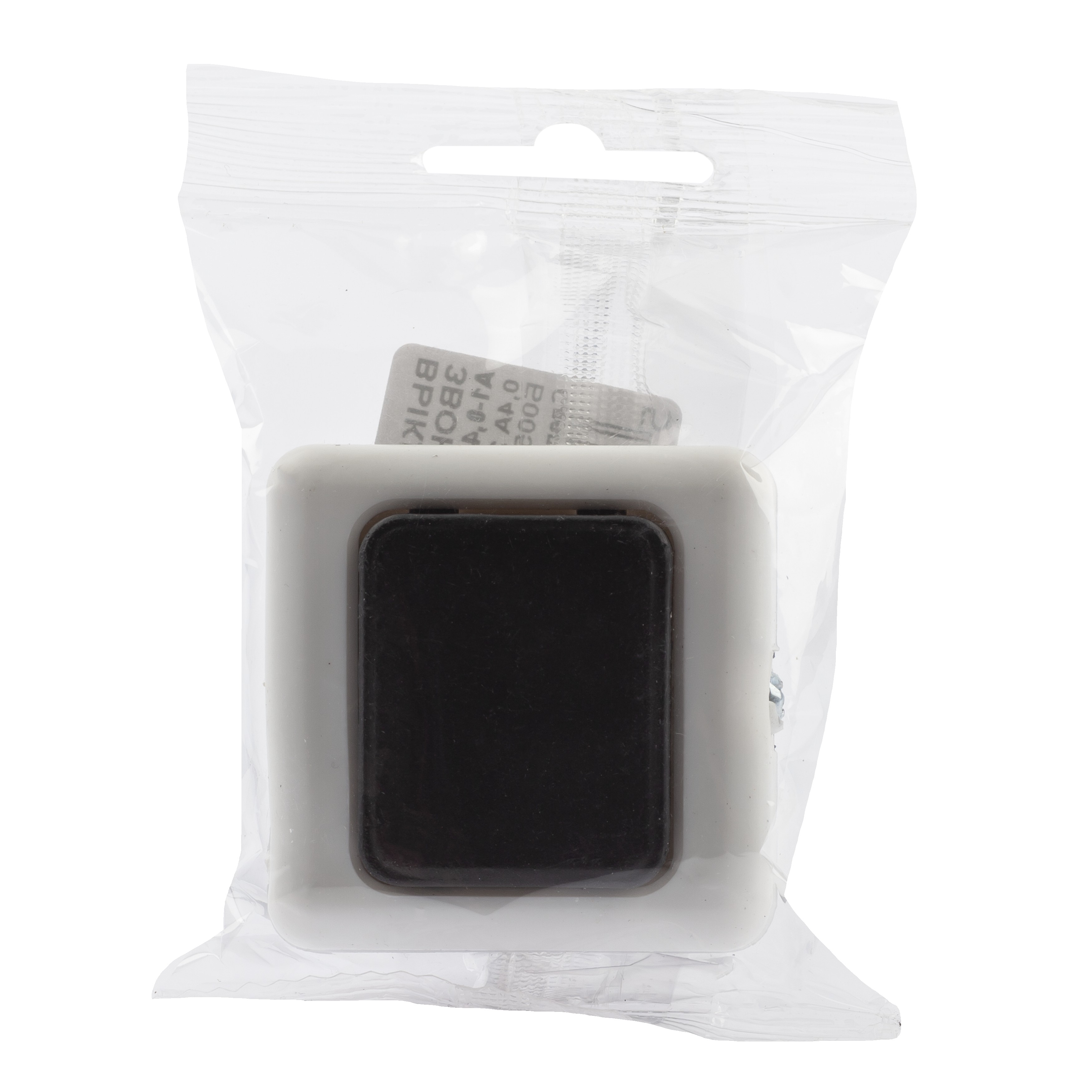 Кнопка дверного звонка ЭРА  D2 проводного, черная, 1 мелодия