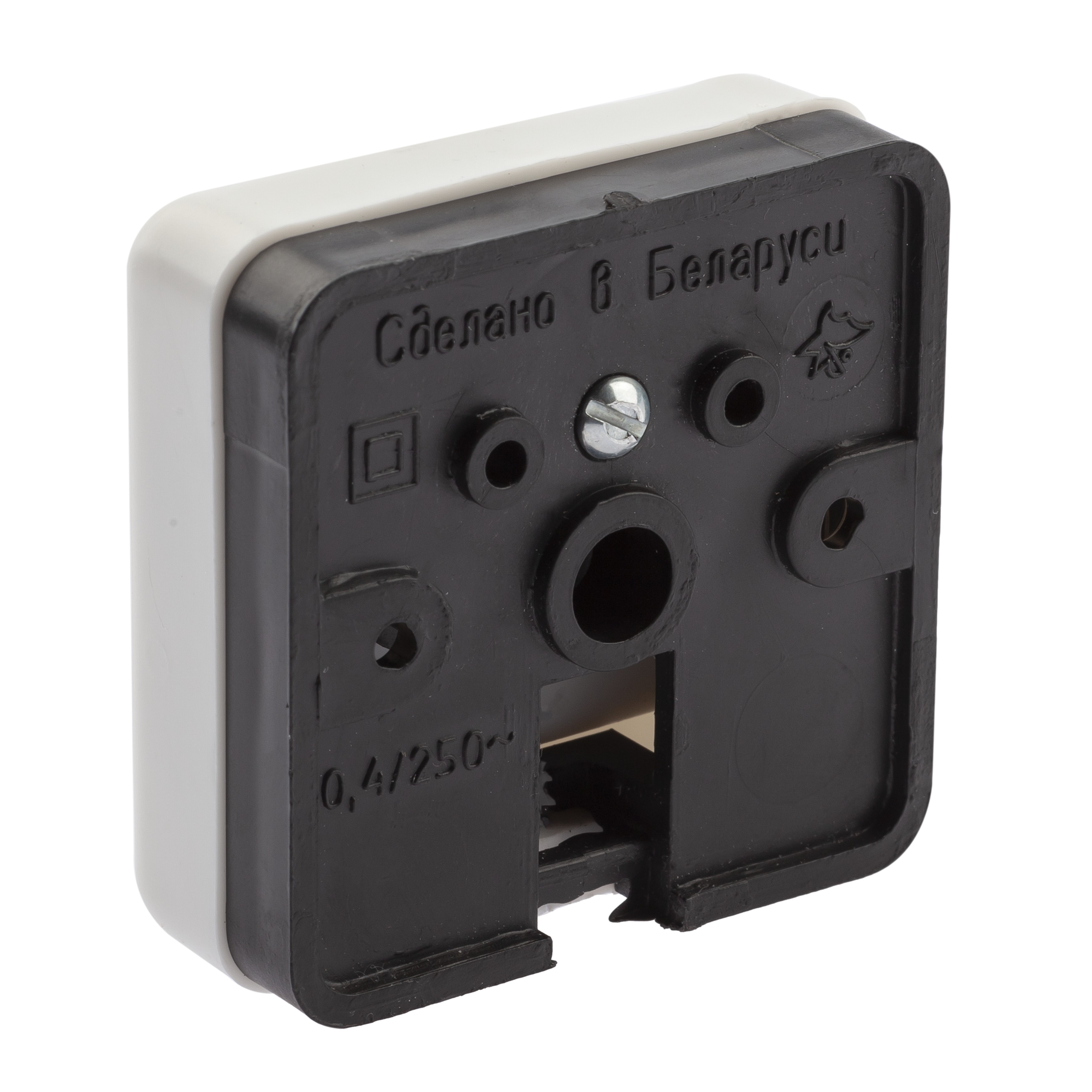 Кнопка дверного звонка ЭРА  D2 проводного, черная, 1 мелодия