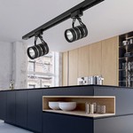 TR3 - 10 BK Трековый Светильник ЭРА 10Вт черный COB (30/360)