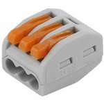 ЭРА NO-222-23 Клемма СМК, серия 413, с рычагом, 3 отверстия, 0.08-2.5мм2 (упак. 2 шт.) (2/1440/25920