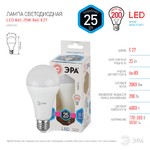 LED A65-25W-840-E27 ЭРА (диод, груша, 25Вт, нейтр, E27) (10/100/1200)