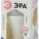 LED A65-25W-860-E27 ЭРА (диод, груша, 25Вт, хол, E27) (10/100/1200)