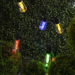 ERAGS012-04 ЭРА Садовая гирлянда 10 подсвечиваемых  светодиодами лампочек.Общая длина от солнечной п