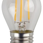 F-LED P45-5W-840-E27 ЭРА (филамент, шар, 5Вт, нейтр, E27), (10/100/3600)