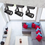 Трековый светильник однофазный ЭРА  TR12-GU10 BK MR16 черный