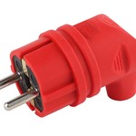 V9-RED-IP44 ЭРА Вилка каучуковая с/з 90град 16A IP44 красная (35/350/2100)