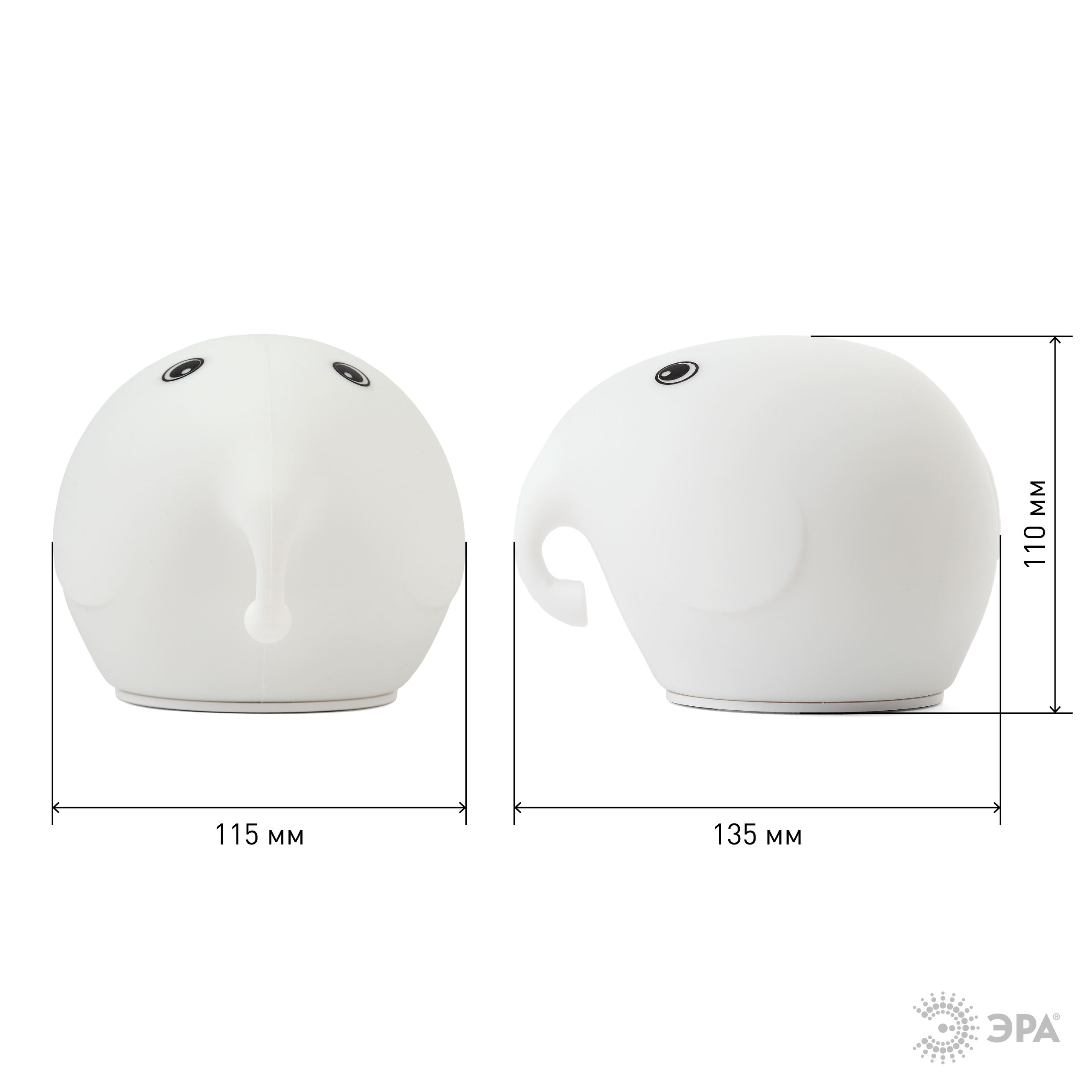 ЭРА светильник-ночник NLED-418-2W-W белый (12/480)