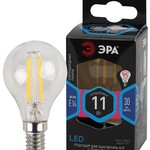 F-LED P45-11w-840-E14 ЭРА (филамент, шар, 11Вт, нейтр, E14) (10/100/4000)